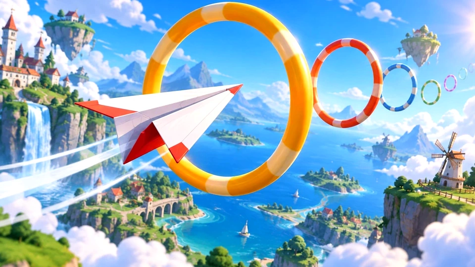 Paper Pilot — illustrated game cover