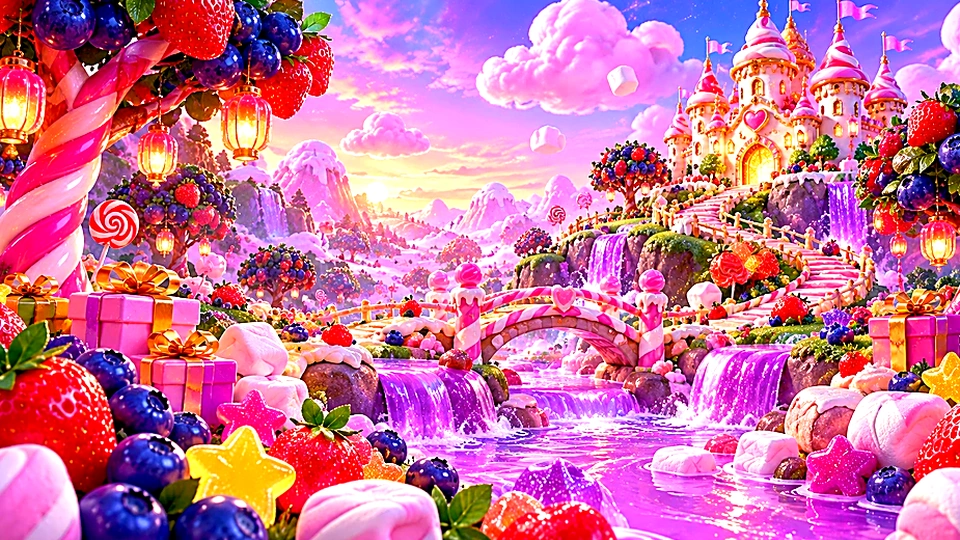 Candy Garden — illustrated game cover